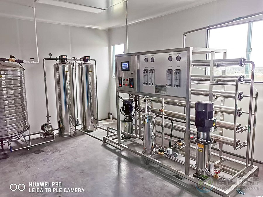 1.0吨二级反渗透纯化水设备