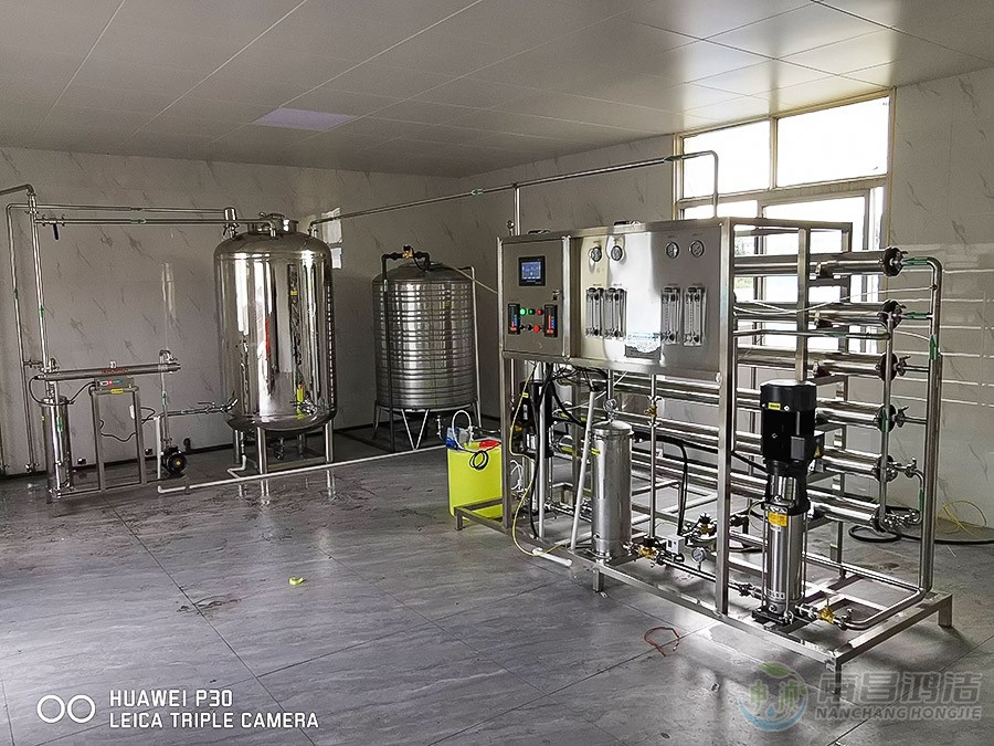 1.0T二级反渗透纯化水设备